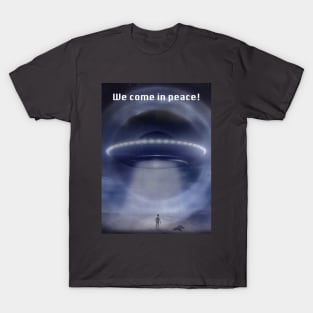 UFO - We come in Peace - Cattle mutilation T-Shirt